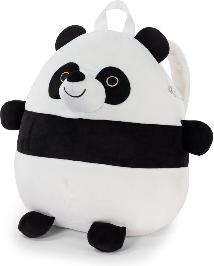Noxxiez schooltas panda zwart / wit 40 x 35 x 15 cm