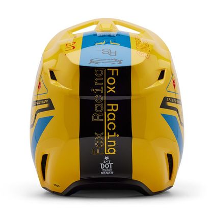 Casque cross Fox V1 RACE SPEC 2025 - Jaune