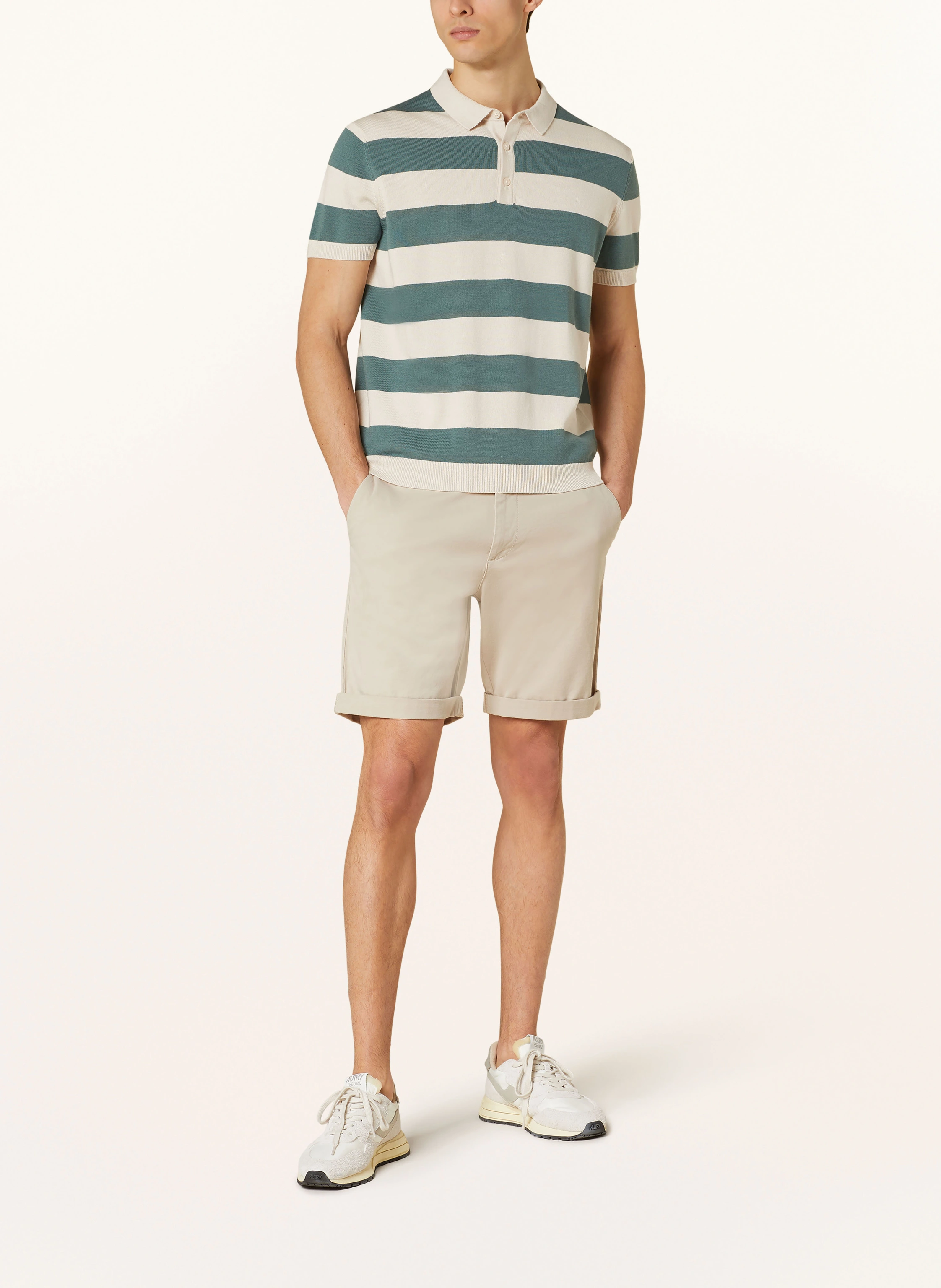 STROKESMAN'S Strick-Poloshirt