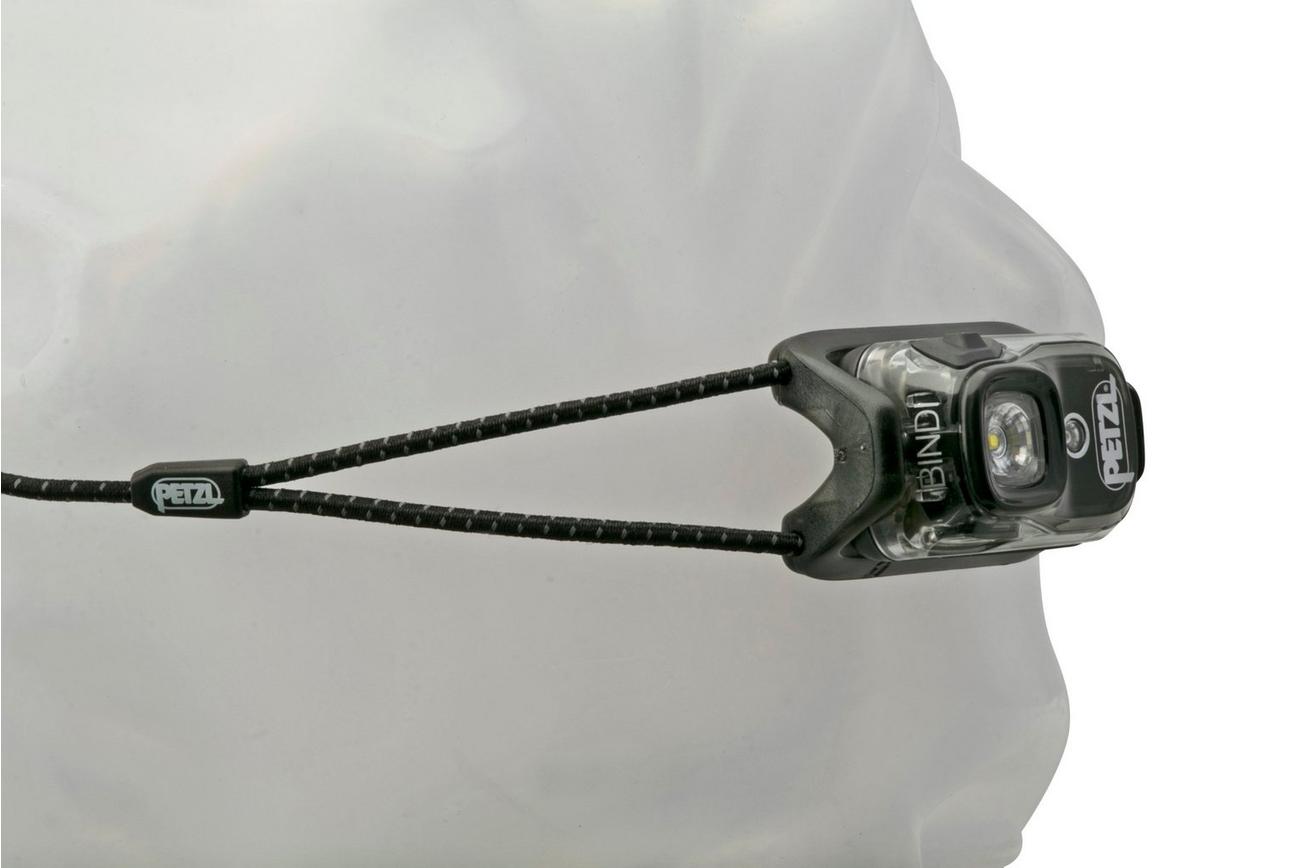 Petzl Bindi oplaadbare hoofdlamp zwart, E102AA00