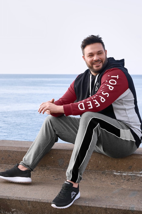 Men+ Jogginghose, Bauchfit, Seitenstreifen, bis 80/82