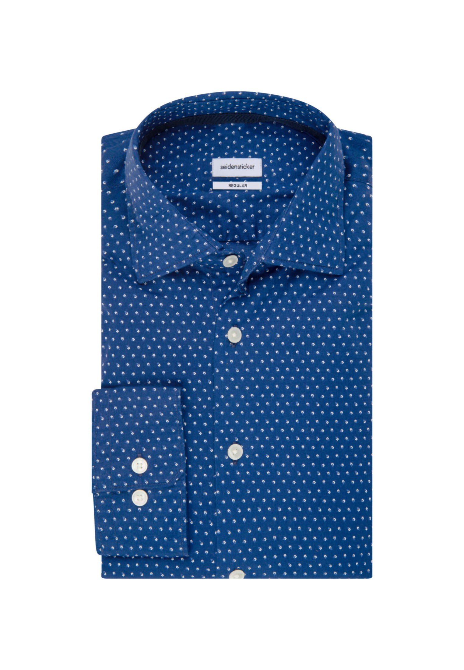 Seidensticker| Herren Casual Hemd Schwarze Rose