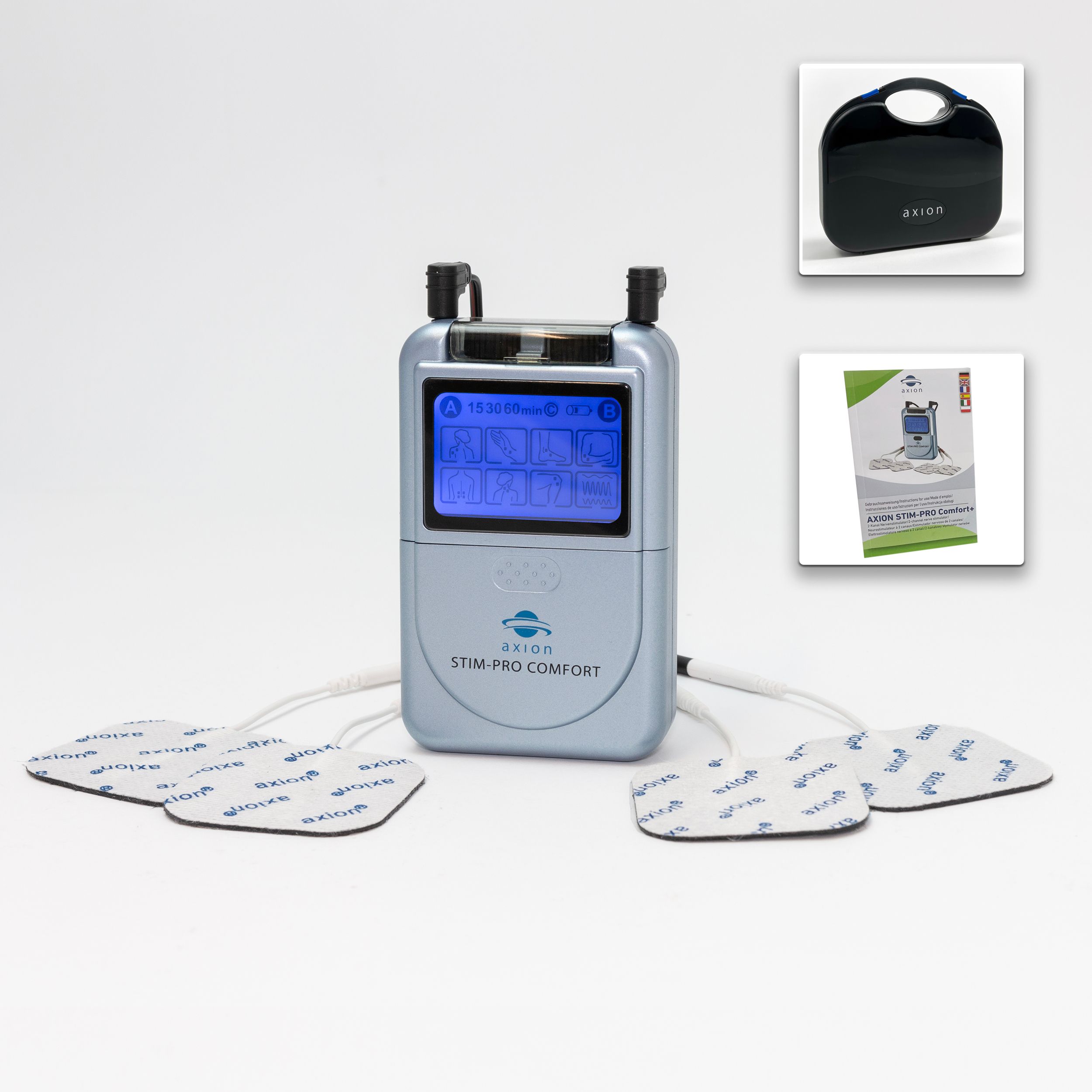 axion® 2 Kanal TENS Gerät STIM-PRO COMFORT zur Schmerztherapie
