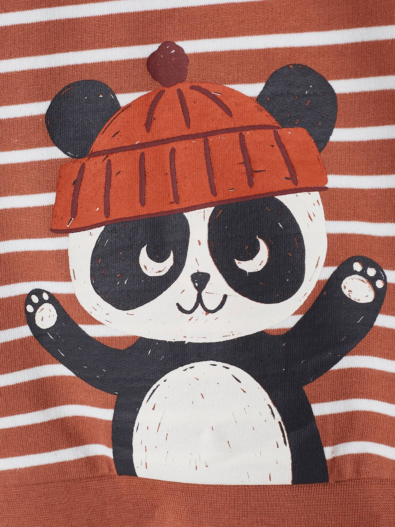 Blusa de moletom listrada para bebê, listras azuis