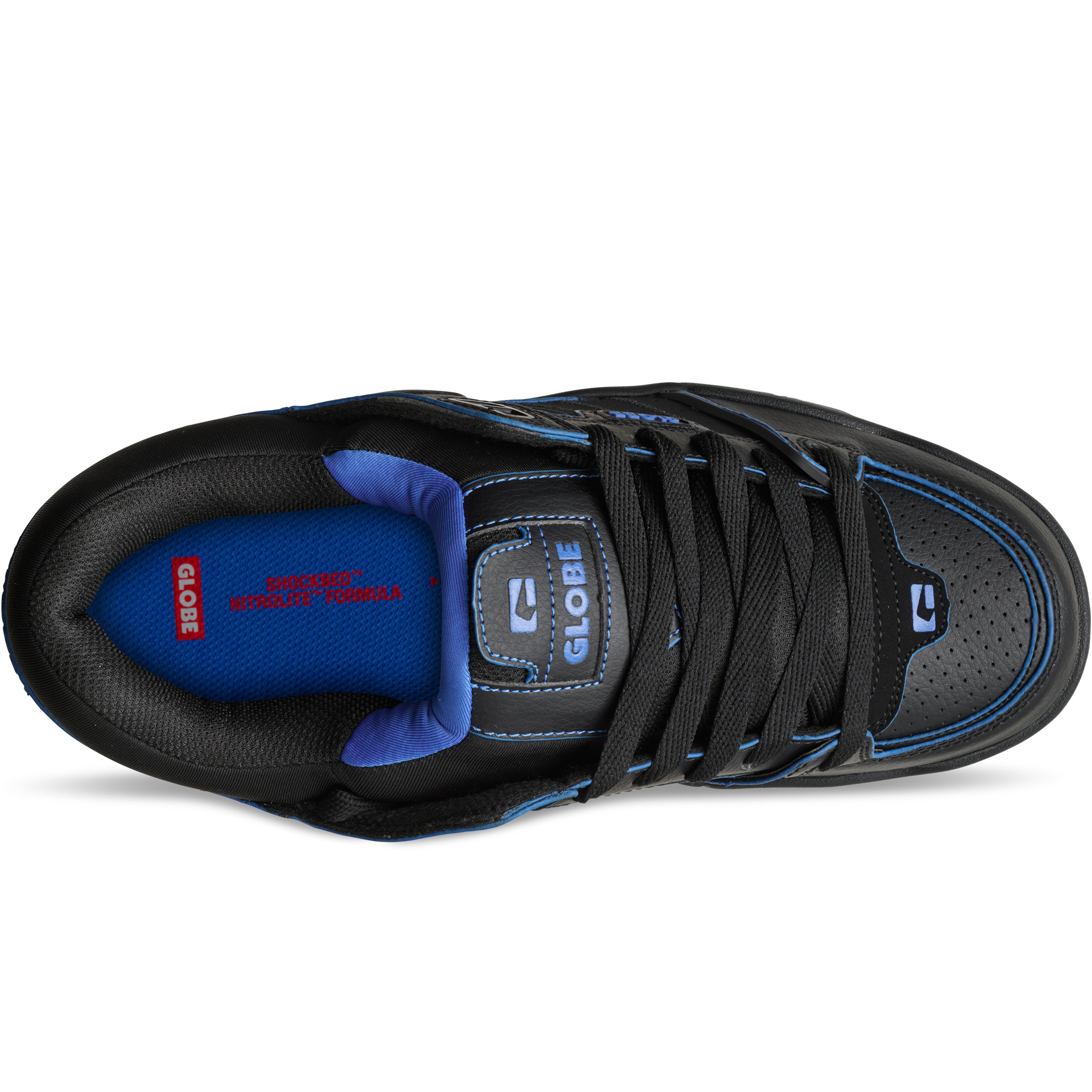 Globe Fusion Black Blue Mosaic 8 US / 40.5 EU
