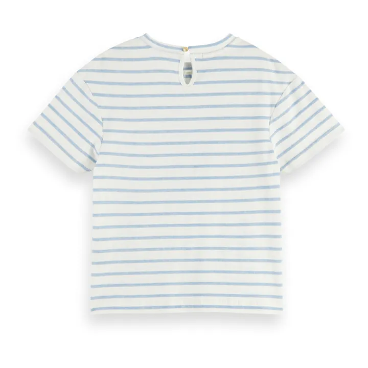Scotch & Soda T-shirt Good Vibes | Blanc