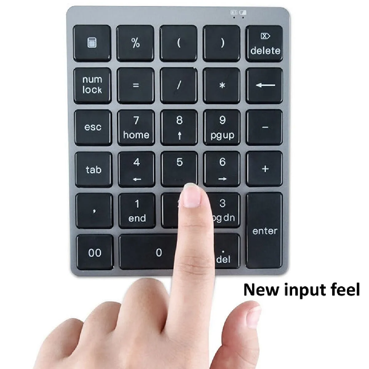 Clavier Numérique Bluetooth Universal - Gris