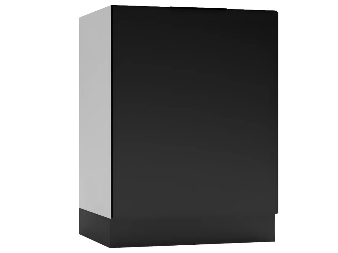 Cuisine complète Mona 8 éléments couleur noir avec plan de travail inclus - Longueur 180/240 cm