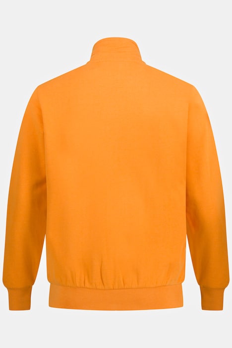 Sweatjacke, Stehkragen, Zipper, Print