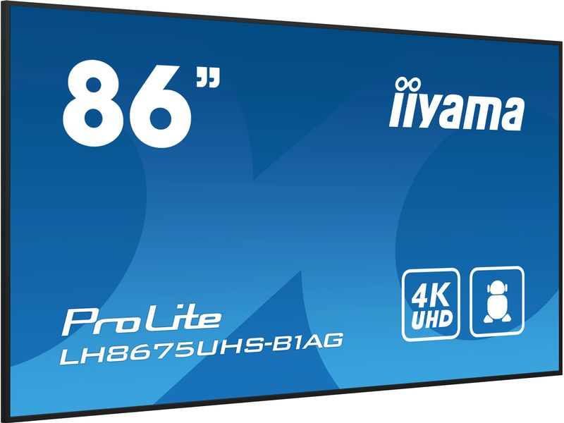 iiyama Public Display ProLite LH8675UHS-B1AG 85.6 