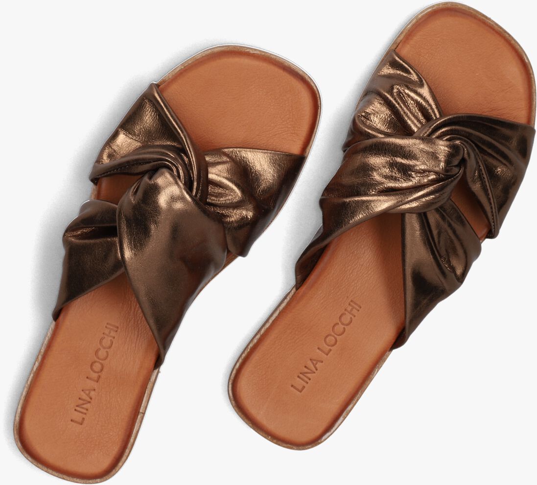 bronzen lina locchi slippers 126230477