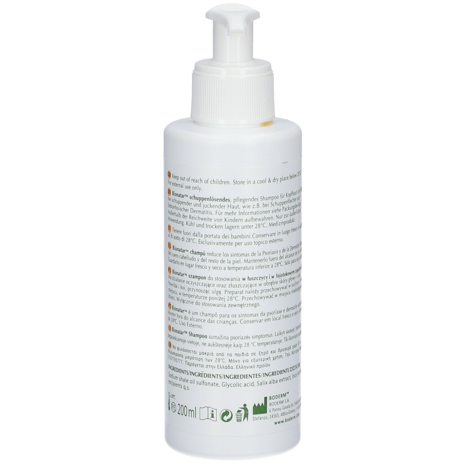 BIONATAR Shampoo boderm