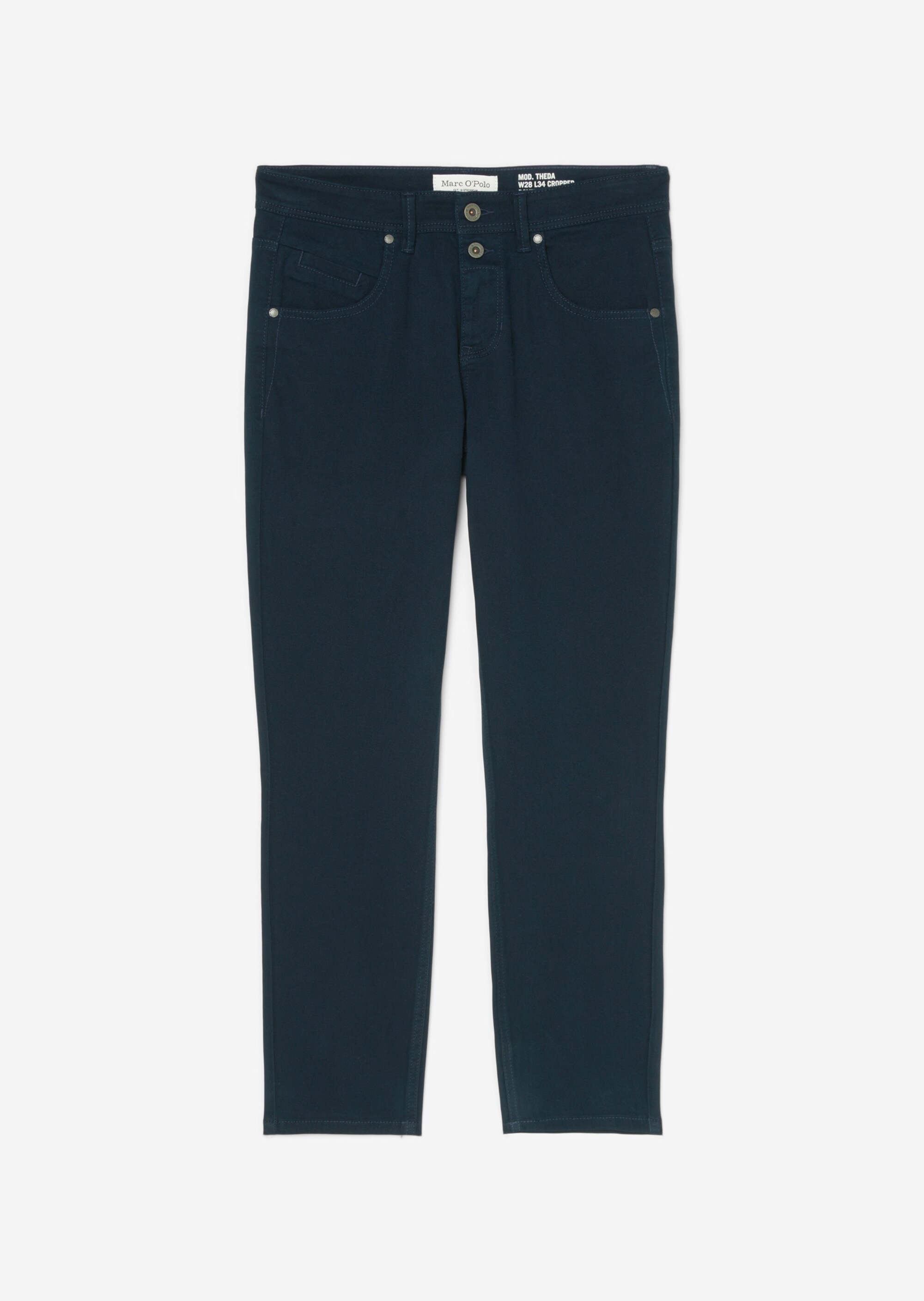 Jeans Modell THEDA boyfriend cropped aus Brushed Cotton-Twill