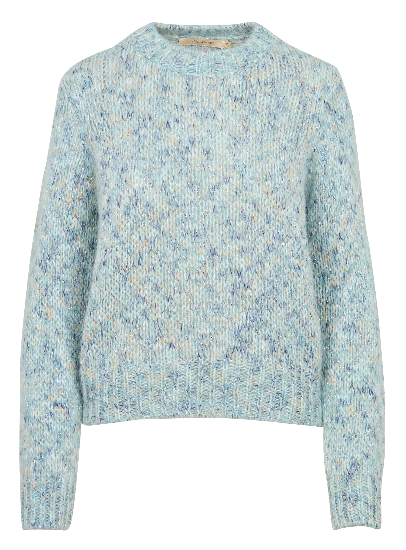 Pull col rond | Bleu