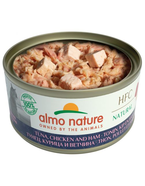 Almo Nature Hfc Cat Natural Blik 70 g - Kattenvoer
