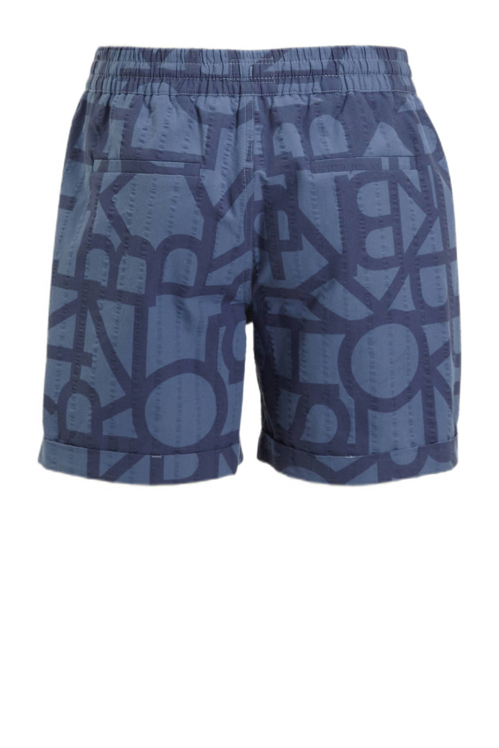 Me & My Monkey short Pake met all over print blauw