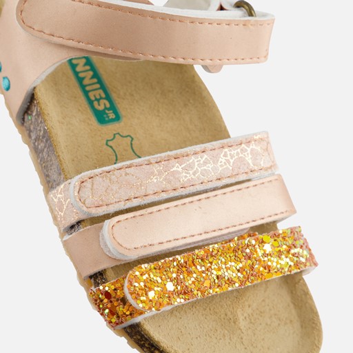 BunniesJR Babs Beach Sandalen roze Imitatieleer