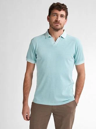 Petrol Piqué Polo Cayside Aqua M-1050-POL910-5180 kopen