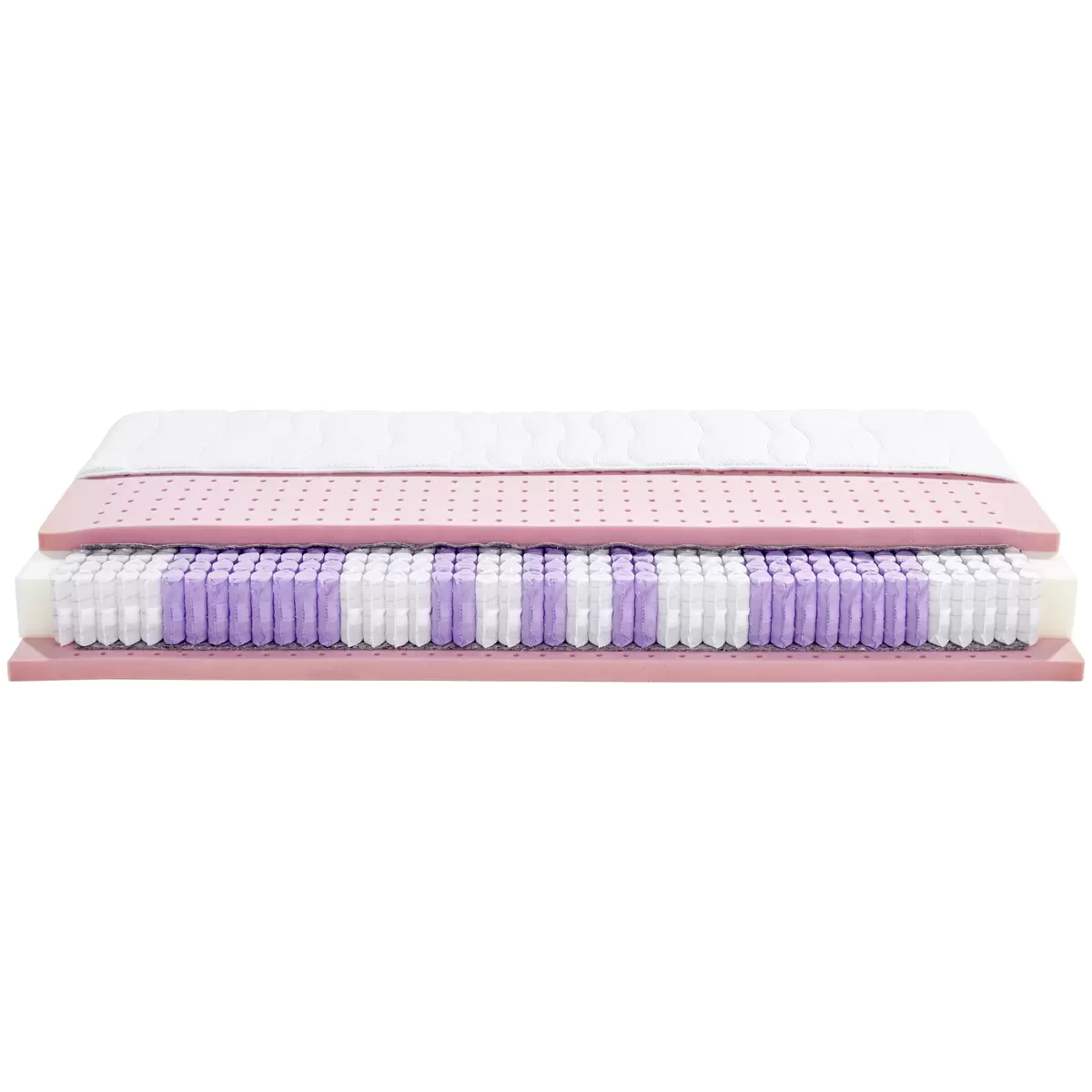 Matratze Gelfeel Deluxe 90 x 200 weiss