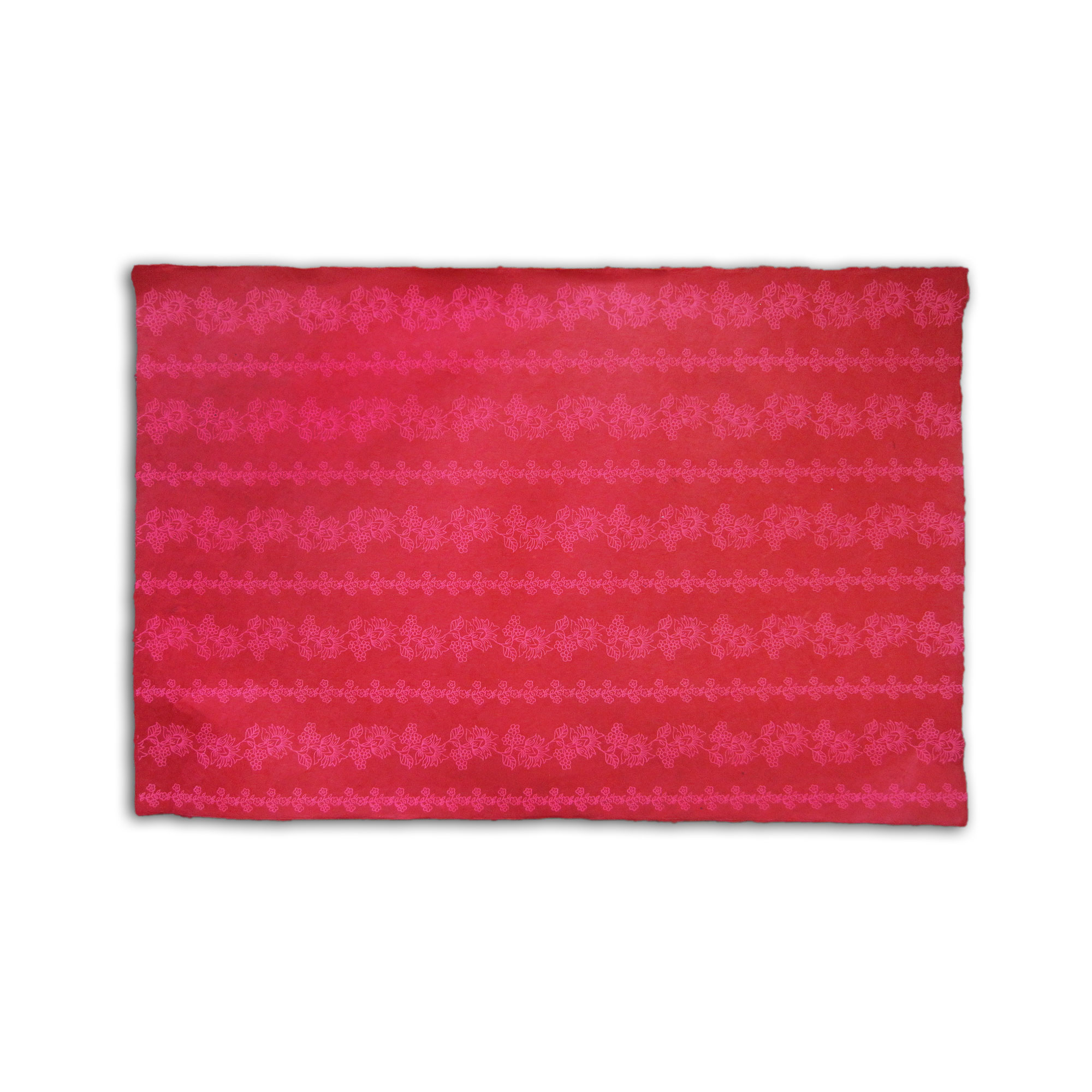 Geschenkpapier 'Blumenranken', rot, L 76 cm, B 51 cm günstig bestellen