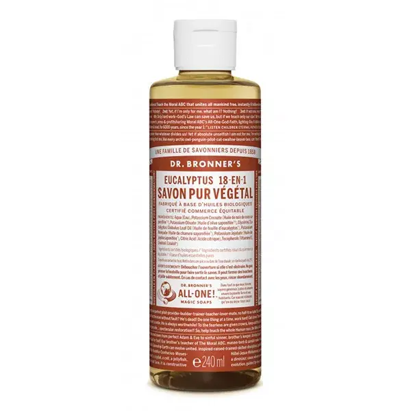 Sabonete Vegetal Puro de Eucalipto Dr. Bronner's 