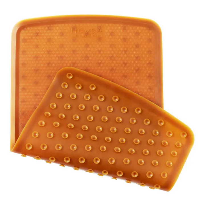 Hevea Tapis de bain anti-dérapant en caoutchouc naturel