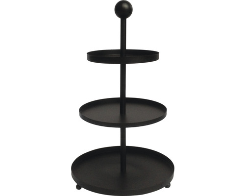 Lafiora taartstandaard H 50 cm zwart
