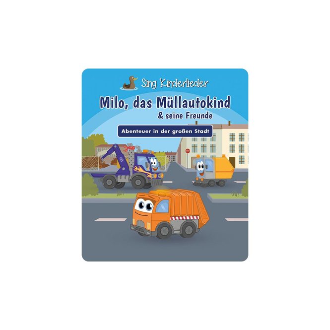 tonies® - Milo, das Müllauto-Kind & seine Freunde - Abenteuer in der großen Stadt - Toniefigur