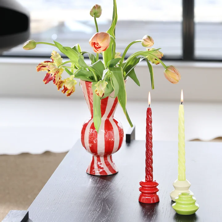 &klevering - Rhombic Vase, schwarz