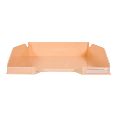 Exacompta Combo Midi - 4 Corbeilles à courrier - couleurs pastels glossy