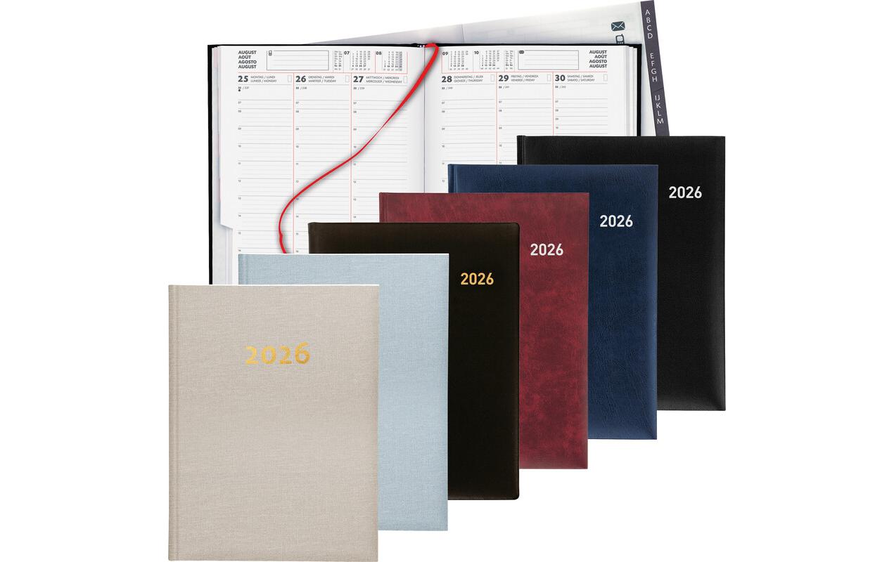 Geschäftsagenda Orario Dunkelblau, 17.8 x 23.5 cmTaschenagenda 2026