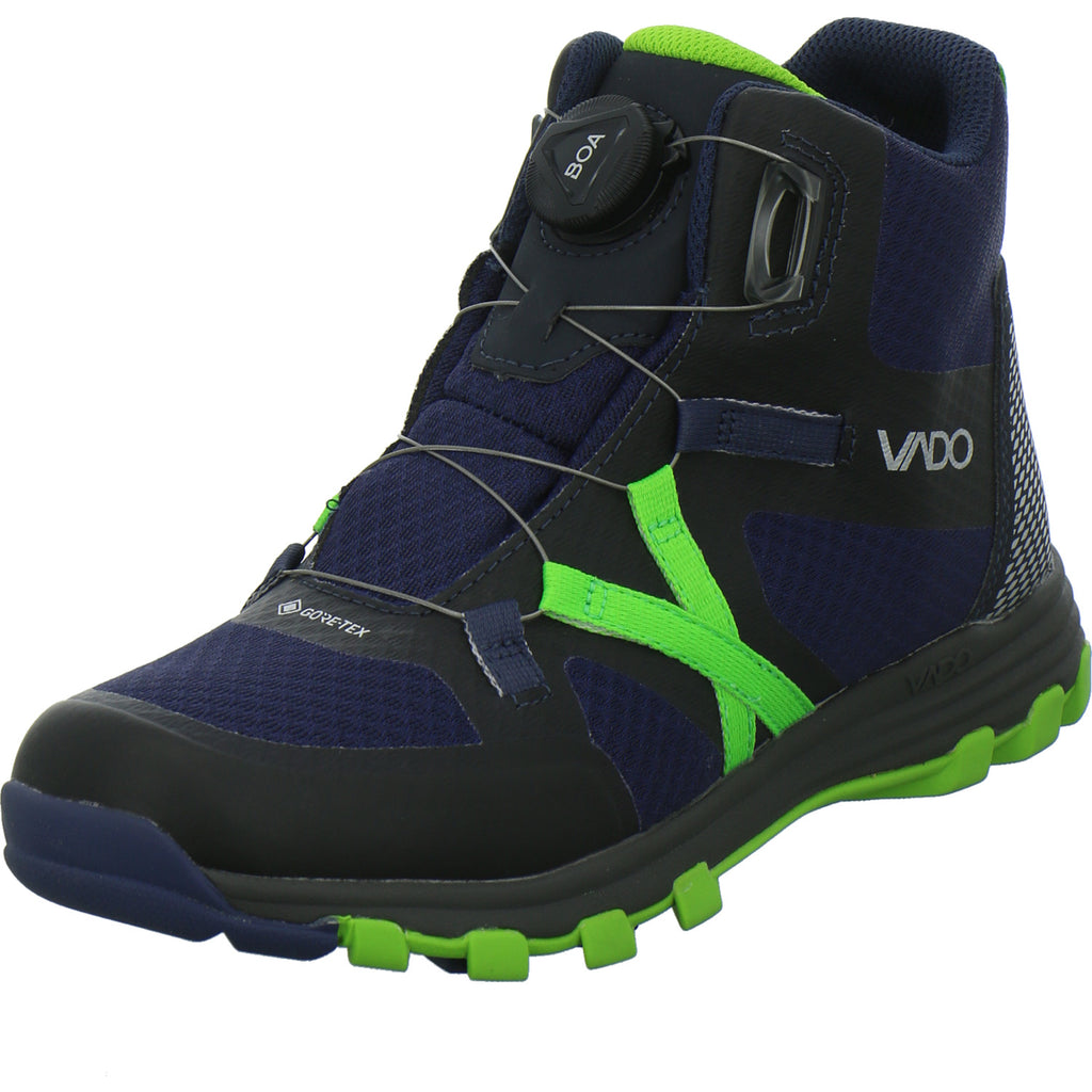 Vado Winterschuhe Jungen Hiker Blau-kombi