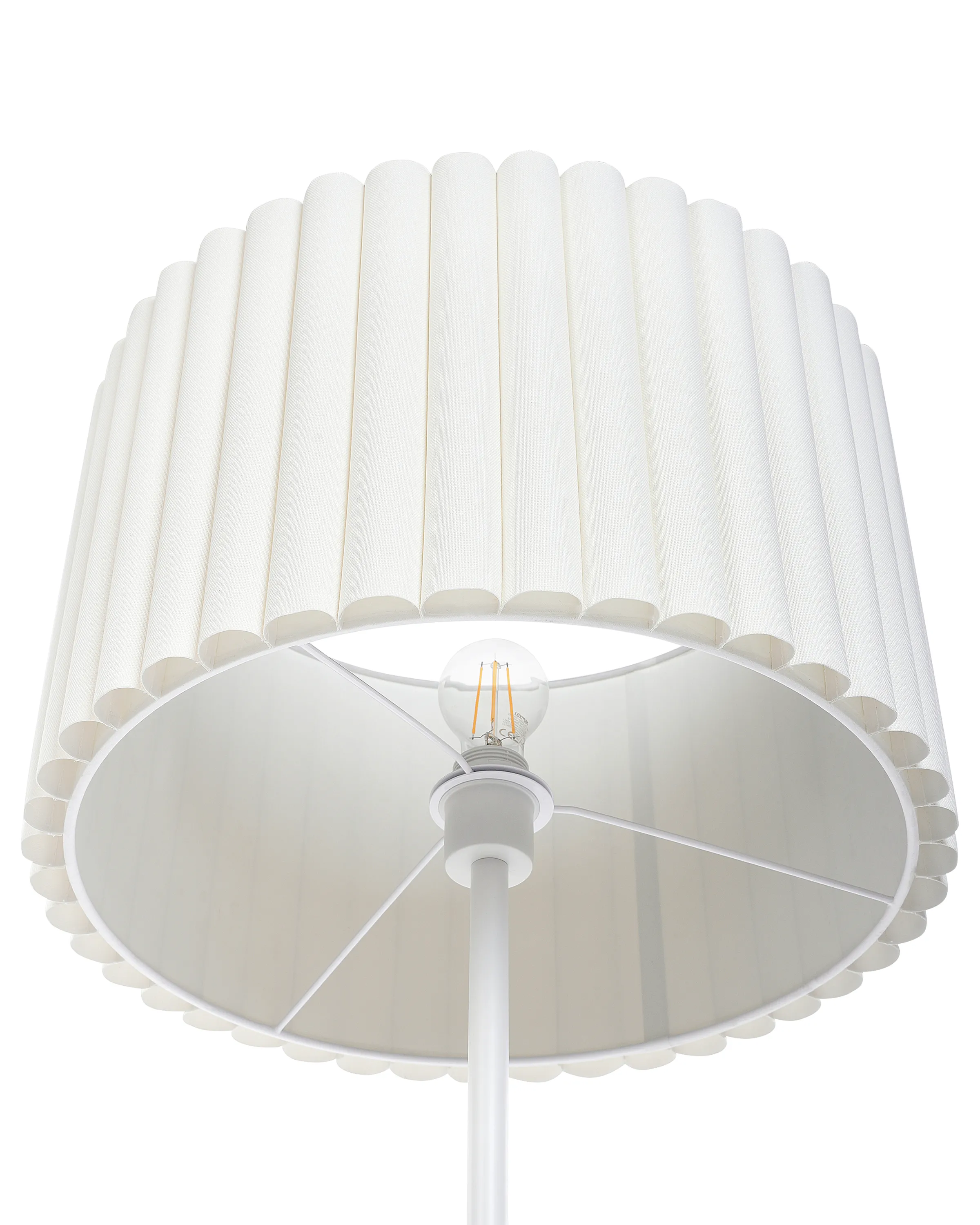 Staande lamp LOURENS Metaal Gebroken wit