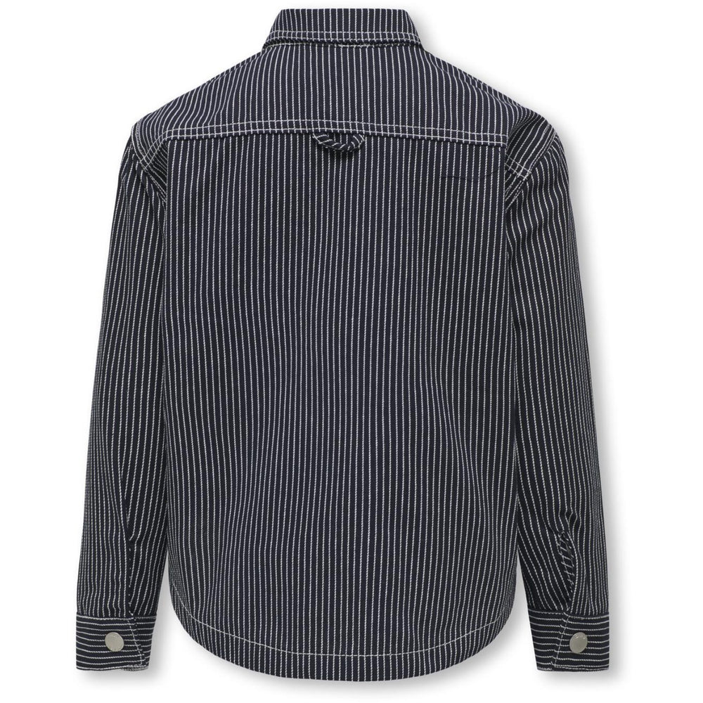Køb kids ONLY Night Sky White Merle Stripe Skjorte