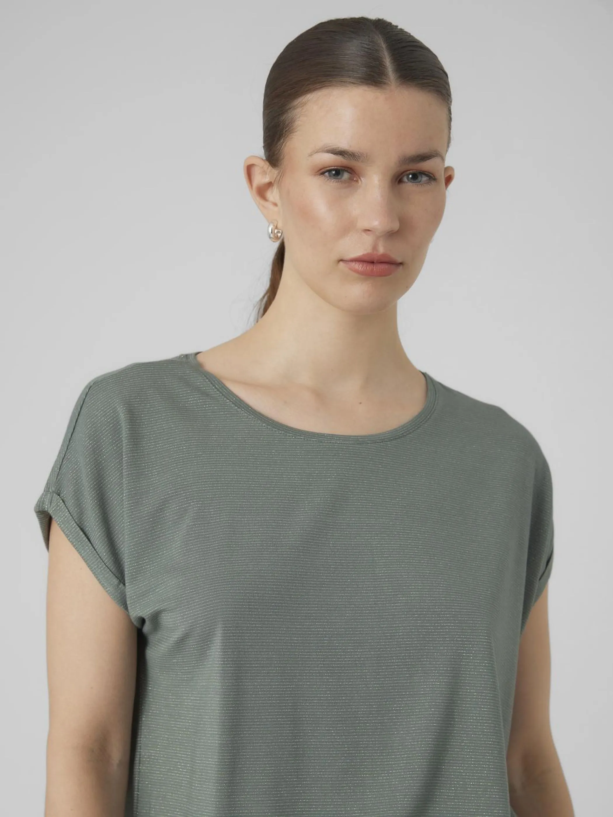 Vero ModaVMLAVA PLAIN SS TOP L Shirt