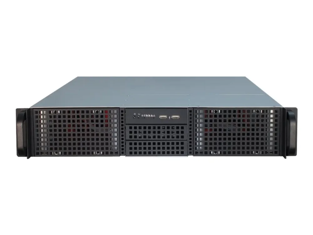 Inter-Tech IPC 2U-20255 - Rack-monterbar - 2U - fuld AT - ingen strømforsyning (EPS2U) - USB