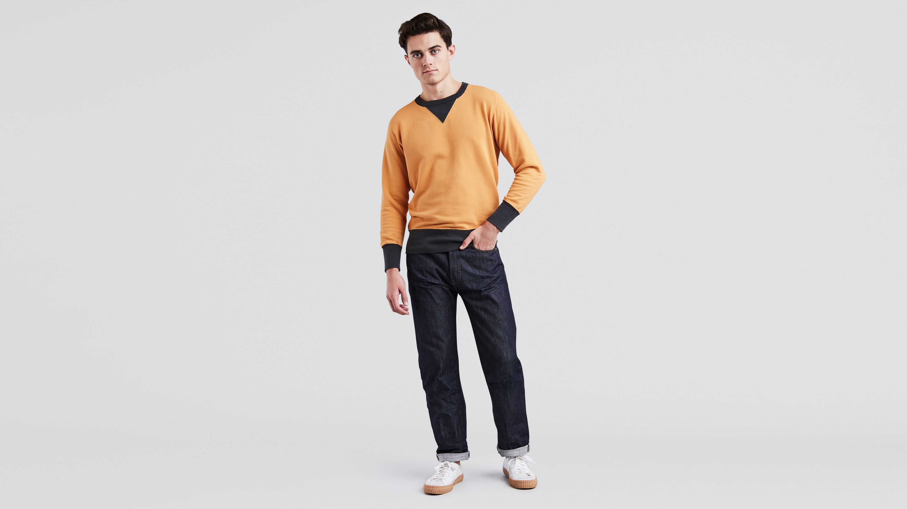Jean 501® 1966 Levi's® Vintage Clothing - Dark Indigo Organic 1966 - Bleu