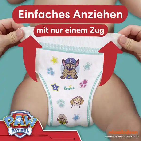 Baby Dry Nappy Pants Gr. 6 (14-19kg) Monatsbox Paw Patrol