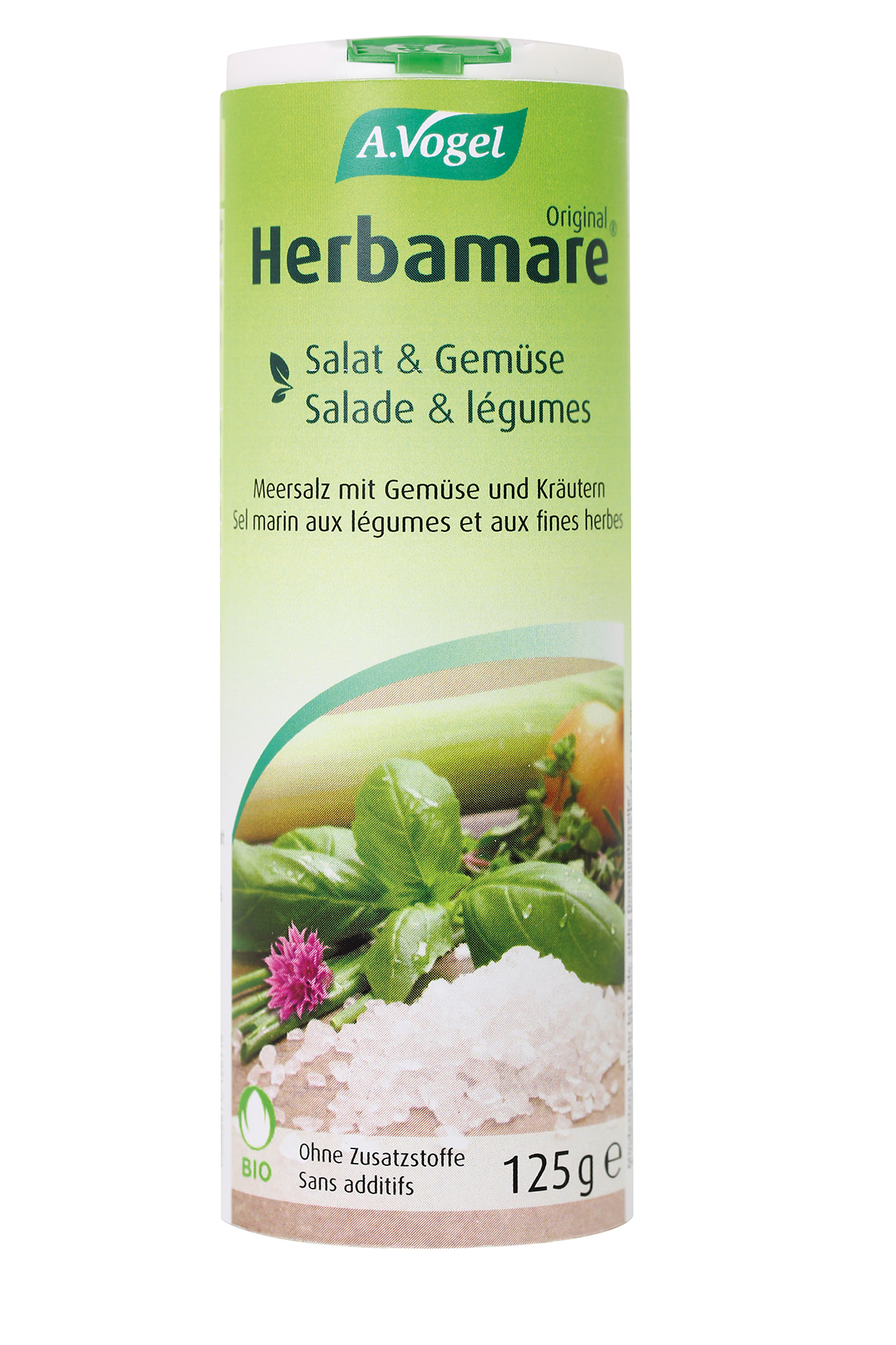 VOGEL Herbamare Kräutersalz<br>125 g, Dose, Tischstreuer