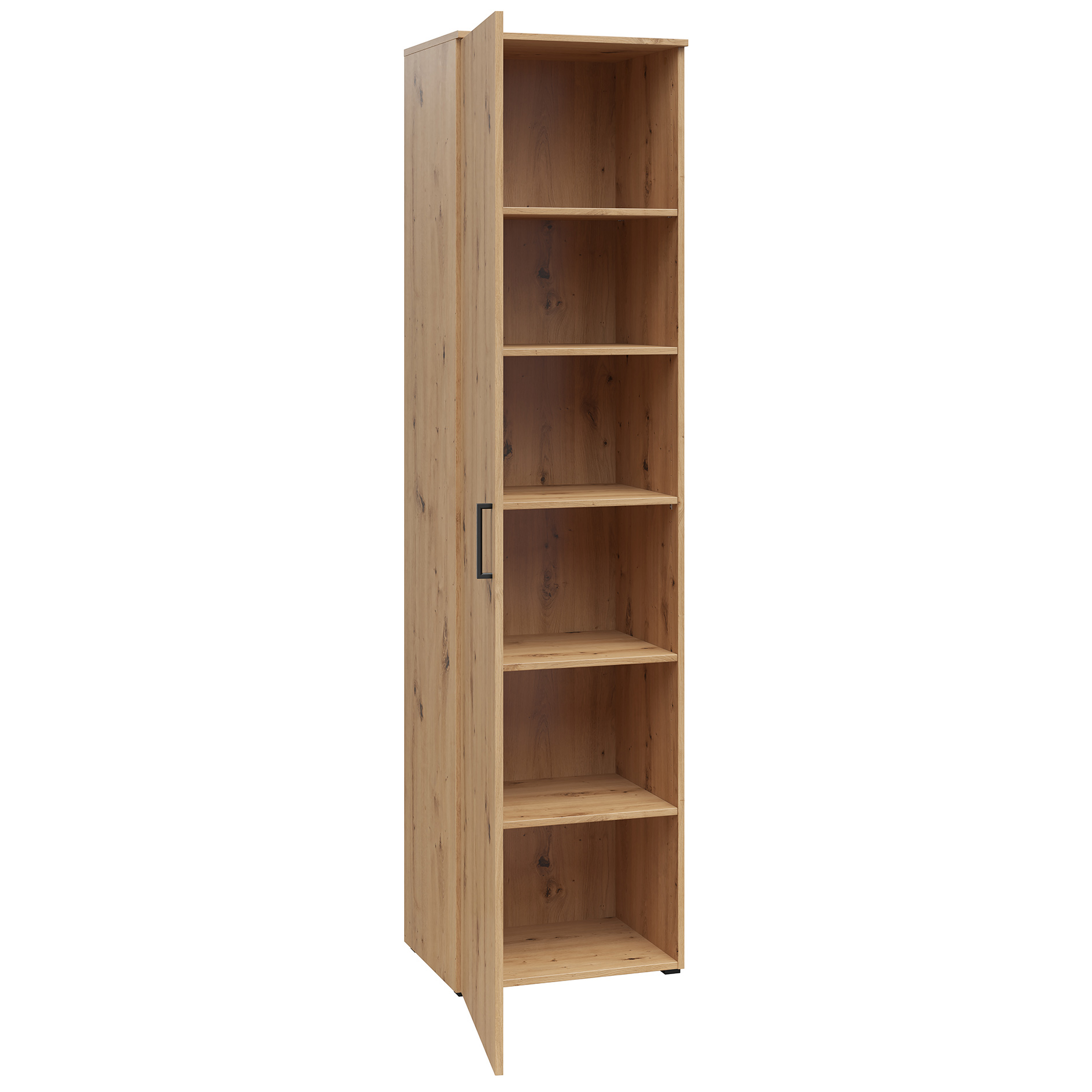 Drehtürenschrank - Artisan Eiche - Breite 50 cm