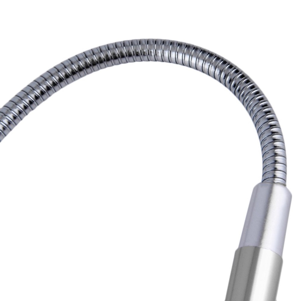 Mini USB LED Licht Leselampe biegbar für Notebook / Laptop - Silber
