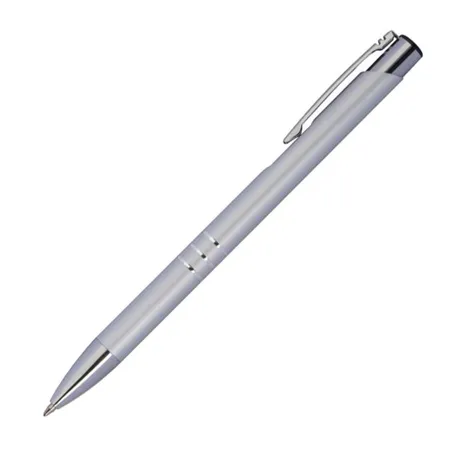 Macma 10 Kugelschreiber aus Metall / Farbe: silber