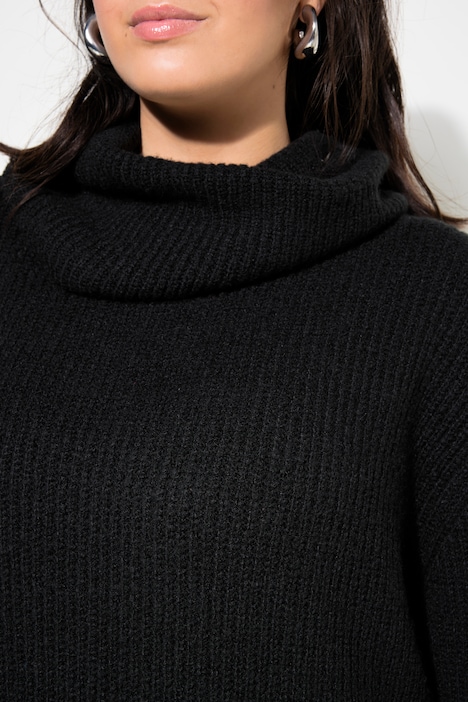 Pullover, oversized, Rollkragen