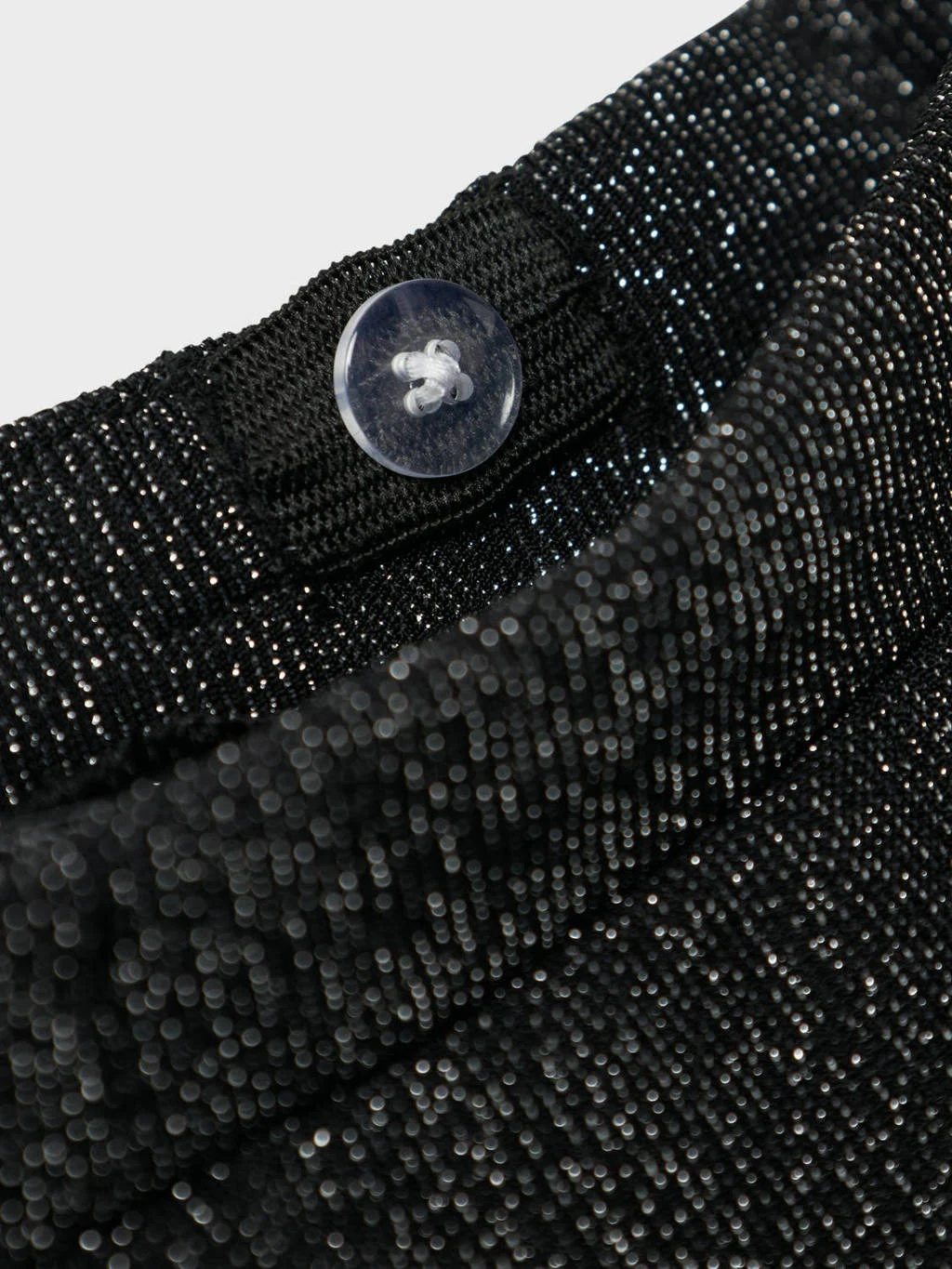 NAME IT bootcut glitterbroek NMFROISIN zwart