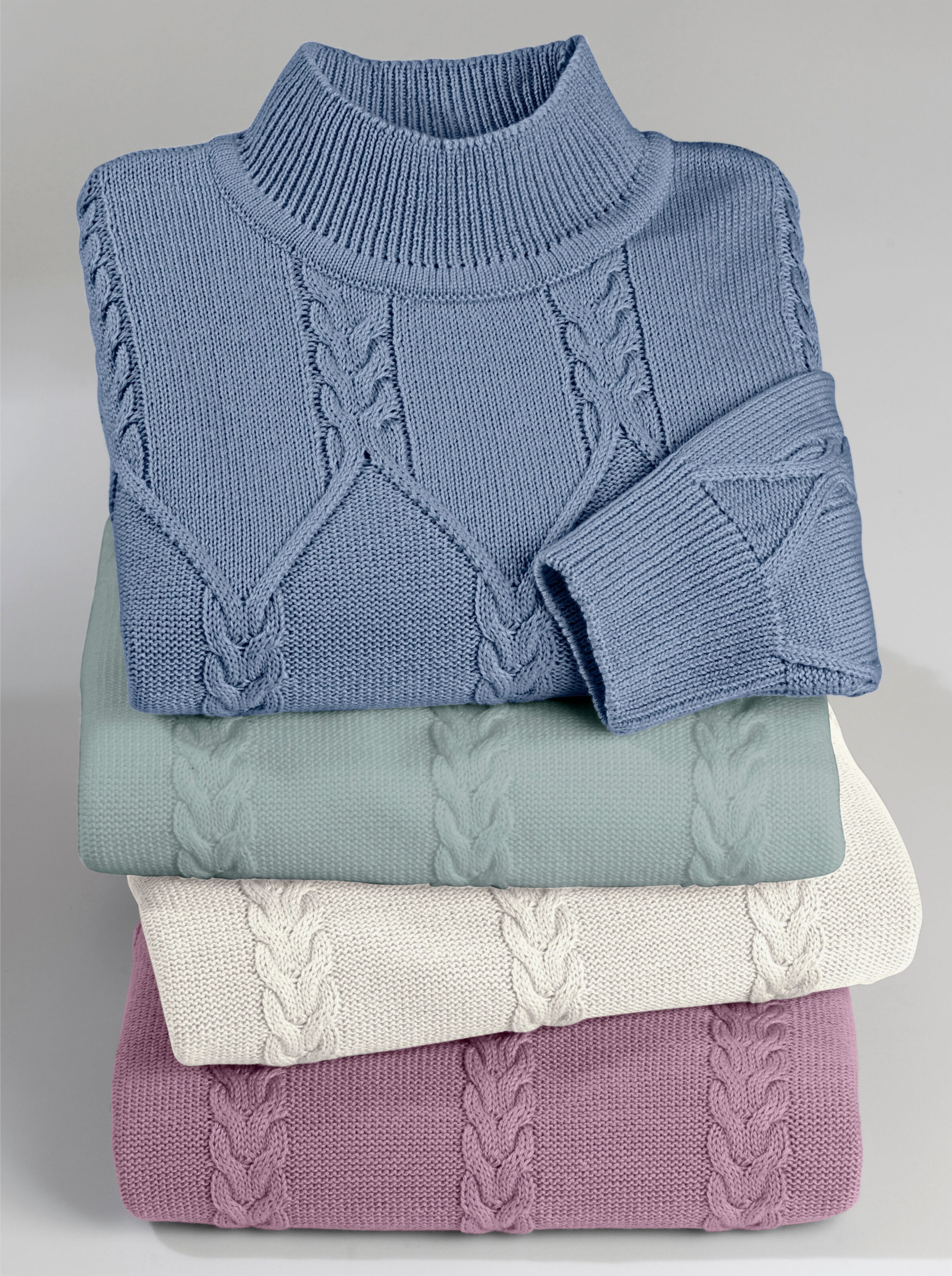 Stehkragenpullover