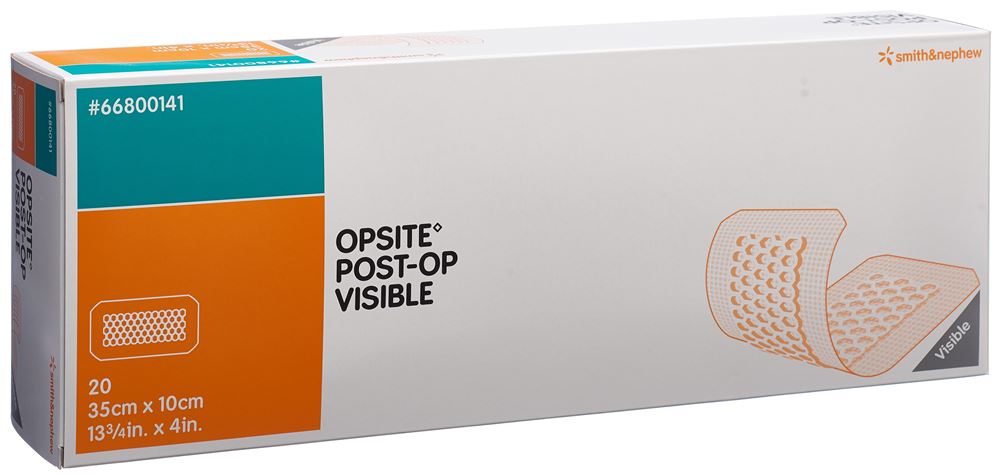 OPSITE POST OP VISIBLE transparenter Wundverband 35x10cm 20 Stk