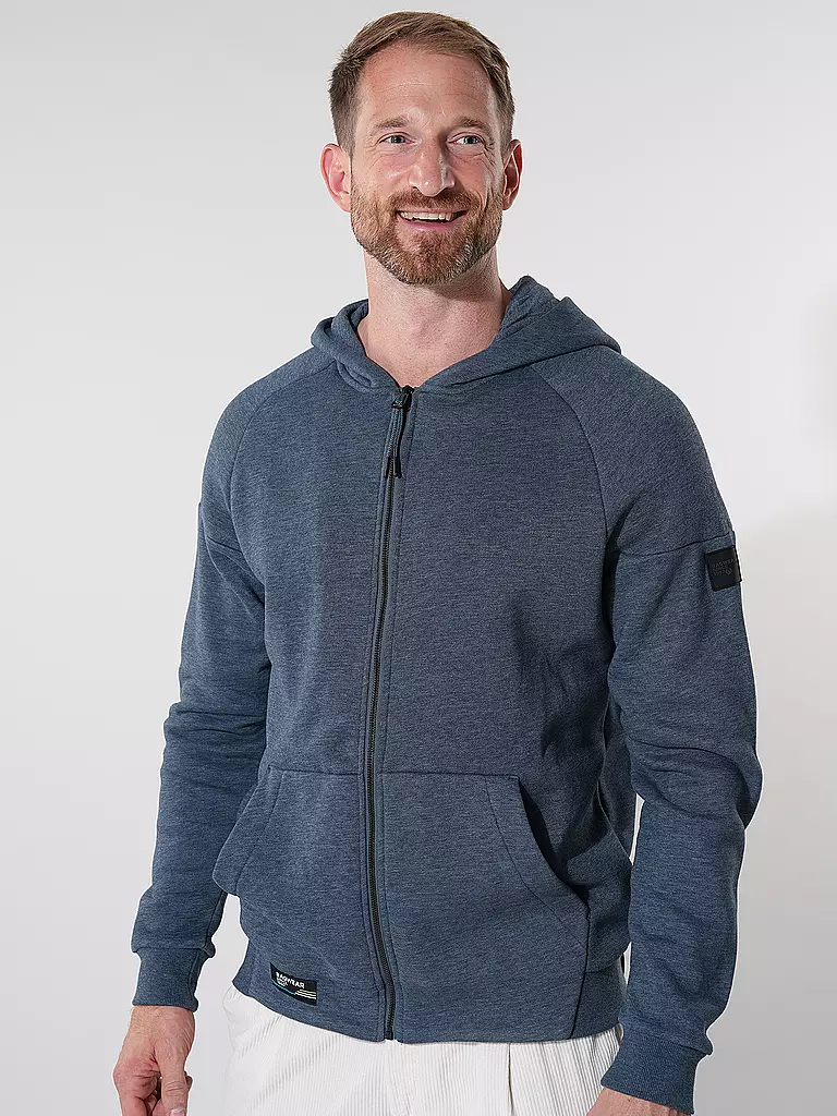 RAGWEAR Sweatjacke ZENWAY dunkelblau