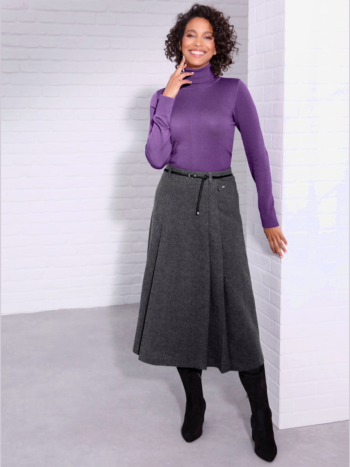 Pull en tricot fin 50% coton et 50% modal