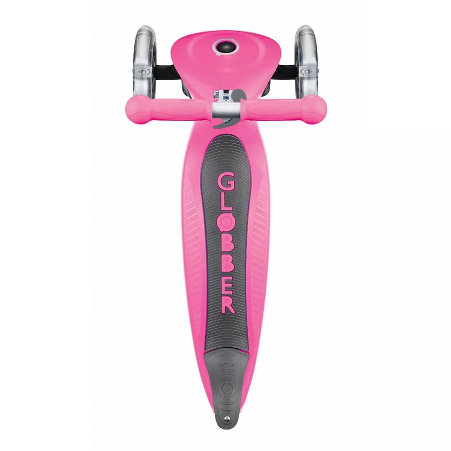 Globber Scooter Primo Foldable mit Leuchtrollen, pink