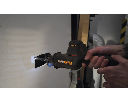 Worx Nitro 20V 2Ah snoerloze reciprozaag + GRATIS bonusartikel: 20V accu WA3644 (4,0Ah)